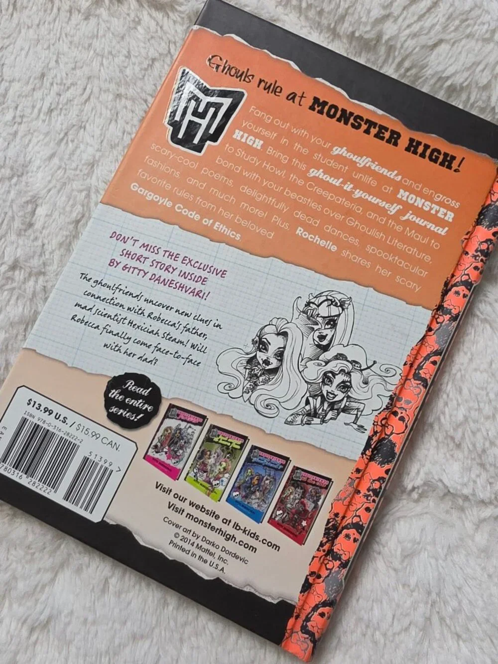 Monster High Ghoulfriends The Ghoul-It-Yourself Book Gitty Daneshvari Activity